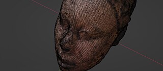 Detail von ”The Archive/ a work in progress”, Jean-Ulrick Désert, 2023 