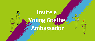 Goethe Logo with students