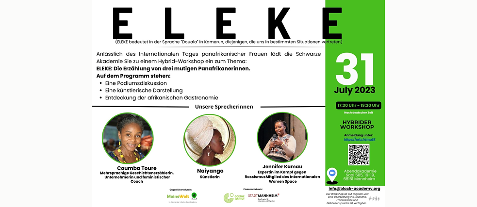 ELEKE: Hybrider Workshop am 31.07.2023 um 17:30 Uhr 
