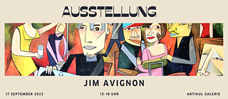 Street-Art und Graffiti Ausstellung von Jim Avignon