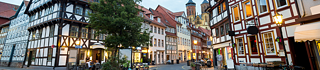 Eine Göttinger Straße in der Altstadt