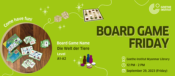 “BOARD GAME FRIDAY!”