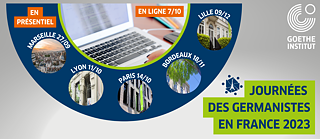 Bilder von den verschiedenen Gebäuden der Goethe-Institute in Paris anlässlich des Deutschlehrer*innentags