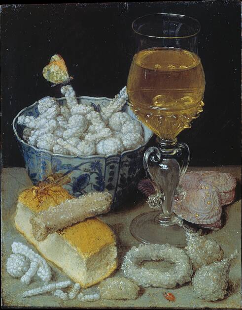 Georg Flegel: Stillleben mit Brot und Zuckerwerk (ca. 1633–1636)