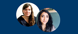 Dr. Anne Luther and Medhavi Ghandi