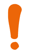 Ausrufezeichen orange