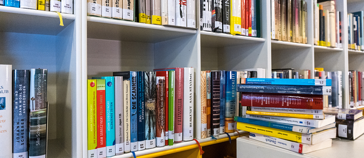 Bücher in einem Regal