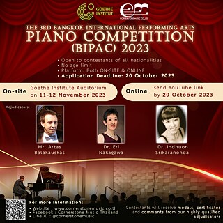 The 3rd Bangkok International Performing Arts Piano Competition (BIPAC) 2023