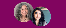 Adriana Muñoz and Medhavi Gandhi 