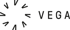 schwarzes Vega Logo