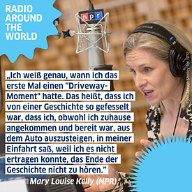 Radio Podcast mit Mary Louise Kelly