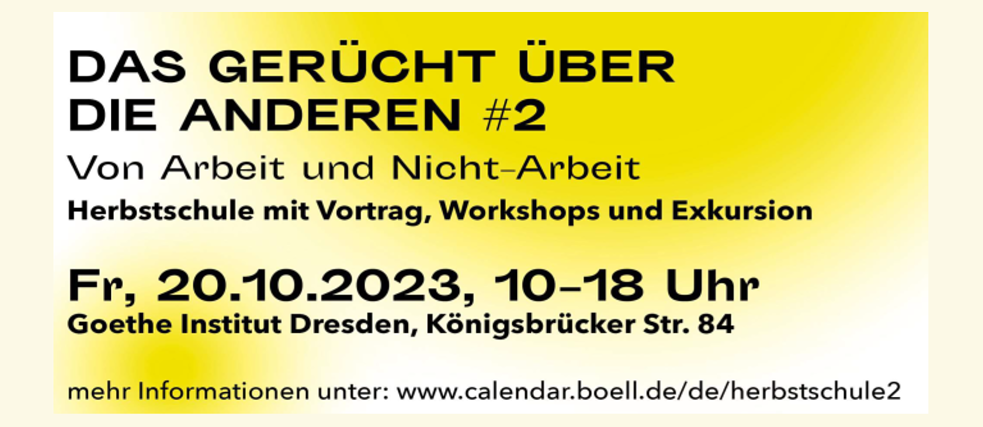 Herbstschule: Das Gerücht über die Anderen 