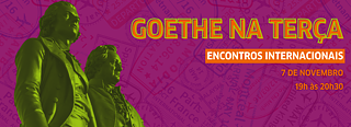 Cartaz Goethe na Terça - Goethe und Schiller