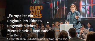 Video Bild Thea Dorn EuroJam 2023