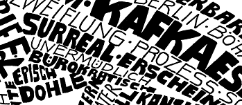 Kafka word cloud German Kitty Kahane