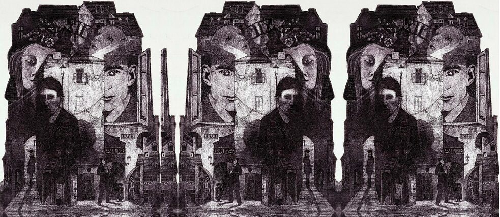 „Labyrinth von Franz Kafka“, Grafik von Stanislav Jurik