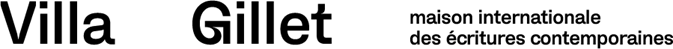 Logo Villa Gillet Horizontal noir et blanc