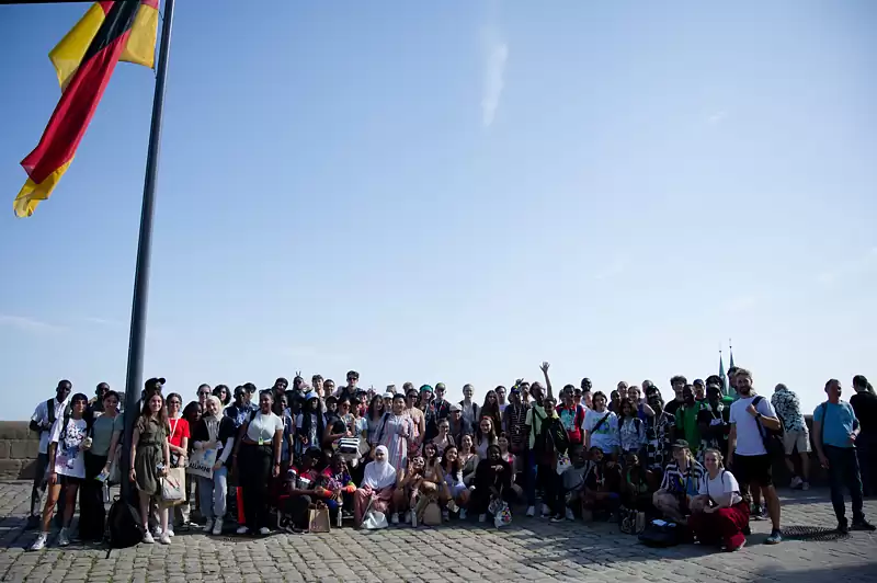 Jugendliche beim PASCH-Jugendkurs in Bamberg