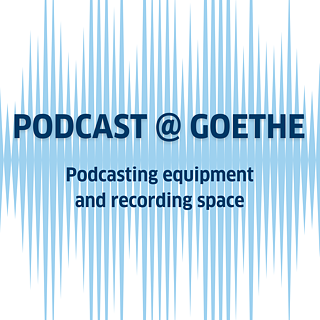 Podcast-Ausrüstung und Aufnahmeraum 