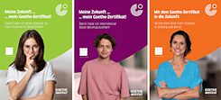 Plakate Meine Zukunft - mein Goethe-Zertifikat