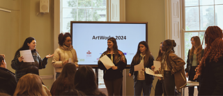 ArtWorks participants at the Goethe-Institut's library © © TAP ArtWork 2024