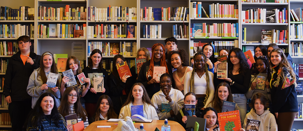 ArtWork 2024 participants at the Goethe-Institut's library