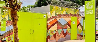 Eingang vom Goethe-Institut Ouagadougou