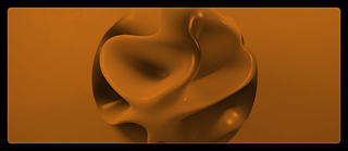 Futuristisches Design in Gelb 