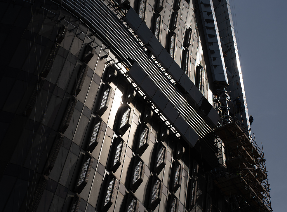 Eine Gebäudefassade