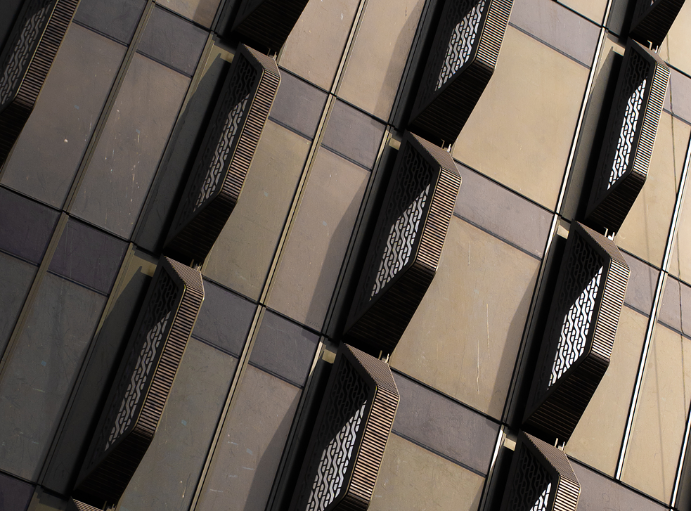 Eine Gebäudefassade