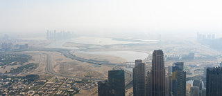 Vogelperspektive von Dubai