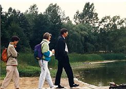 erster Betriebsausflug, 1992, Dorota Swinarska, Renata Prokurat, Stephan Nobbe