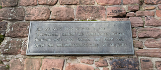 Gedenktafel für drei Opfer des Nationalsozialismus in Mannheim