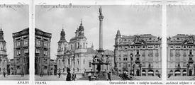 Pražské Staroměstské náměsí v roce 1908.