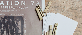 Proclamation 73 - Stilleben des Flyers