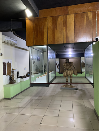The hall way of ile ife museum 