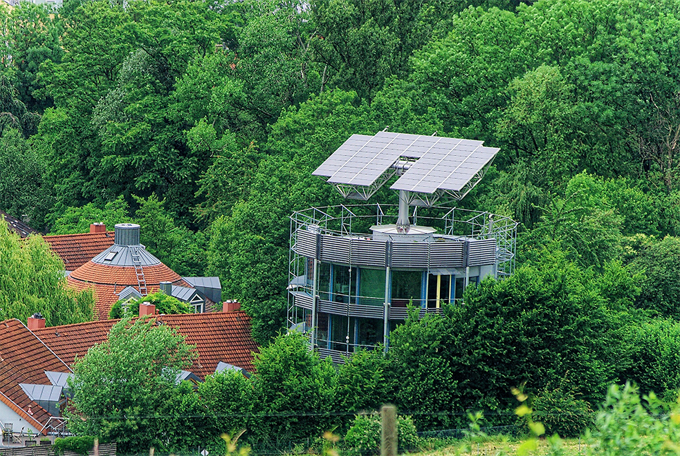 Heliotrópio em Freiburg im Breisgau