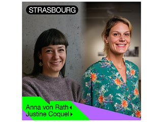 Porträtfoto von Anna von Rath und Justine Coquel