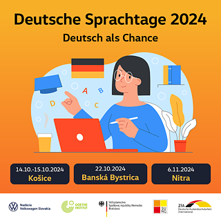 Deutsche Sprachtage 2024 -  Deutsch als Chance - Košice, Banská Bystrica, Nitra