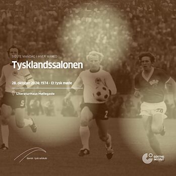 Foto fra fodboldkampen mellem Østtyskland og Vesttyskland under VM-slutrunden i 1974 