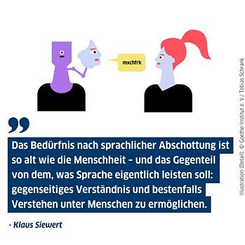 Visual til artikel i online magasinet Deutschland no Filter: Auf den Spuren von Geheimsprachen