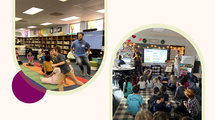 Texas Tech University Lab students running a “SPARK for German” afternoon programme for schoolkids 
