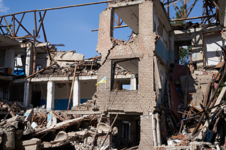 Ein Foto von Anyas und Lubošs Reise in die Ukraine