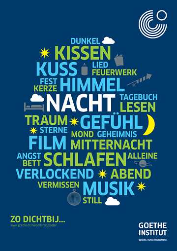 Poster Zo dichtbij Nacht