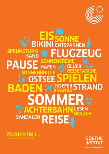 Poster Zo dichtbij Sommer