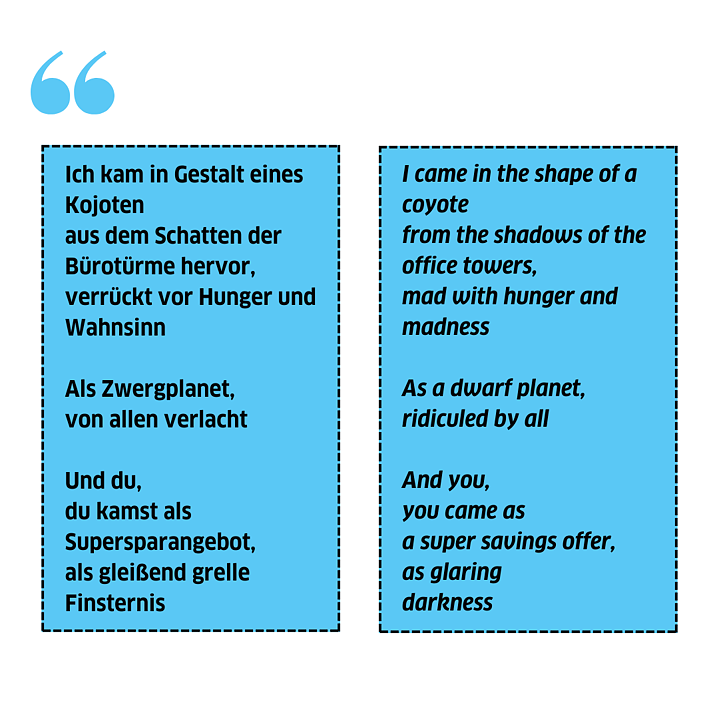 Decar-Zitat Deutsch Englisch