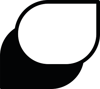 Sur l'image, on voit le logo de Resonanzräume : une surface de couleur blanche et une surface de couleur noire en dessous. 