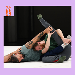 Foto da performance de dança "Friends of Forsythe"