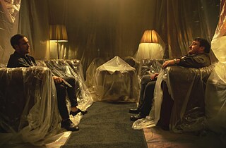 Frederik Lau as Charly and Christoph Krutzler as Joseph in the Netflix Germany original series "Crooks"