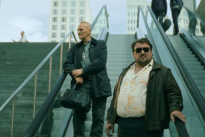 Georg Friedrich as "Zwanziger" and Christoph Krutzler as Joseph in "Crooks"